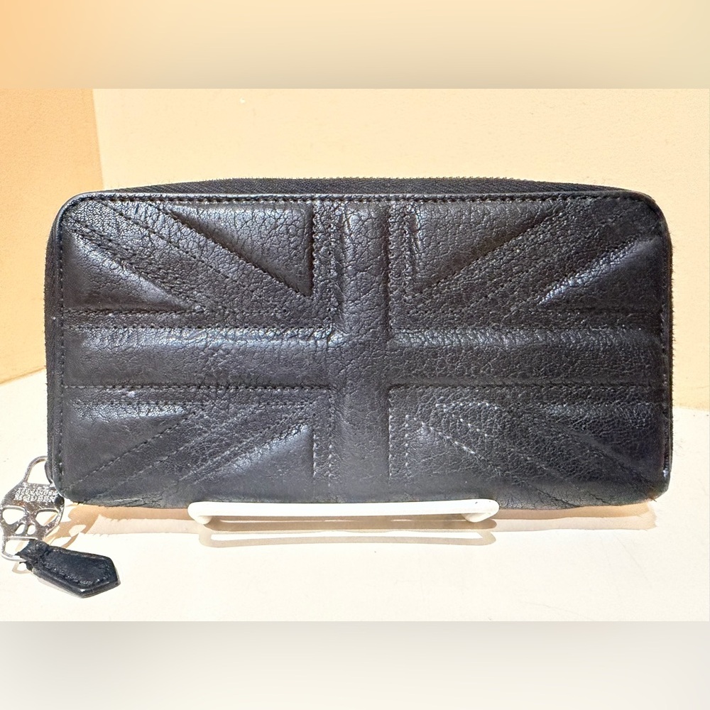 Alexander McQueen Union Jack Vintage Long Zip Wallet W